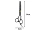 Professional Hair Thinning Scissors Texturizing Shears 17 cm, Black