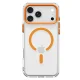 Spigen Ultra Hybrid Optik S MagSafe Case for iPhone 18 / 17 Pro Max, Transparent Orange