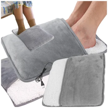 USB Electric Heating Pad for Feet and Body, Grey
