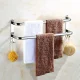 Wall-Mounted Towel Rack 57 cm, Silver