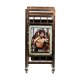 Gabbiano 8-139 Hairdressing Trolley, Antique Gold