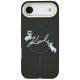 Karl Lagerfeld iPhone Air Case IML Choupettes Karl Script Logo MagSafe - Black