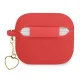 Guess AirPods 3 Cover Silicone Charm Heart Collection Red
