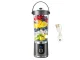 Portable USB Blender 500ml Smoothie Maker with LED Display, Grey