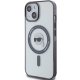 Karl Lagerfeld iPhone 15 Plus Case IML Karl`s Head MagSafe, Transparent