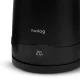 Huslog Retro Electric Kettle with Temperature Control 1.7L 2200W, black