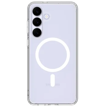Spigen Ultra Hybrid Mag Case for Samsung Galaxy S25 FE MagSafe, Clear/White