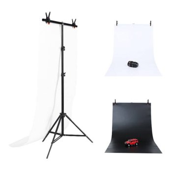 Puluz Photo studio background support 70x200cm + Backdrops 2 pcs DCA0976