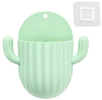 Zobu birstes turētājs, sienas turētājs suku uzglabāšanai, Zaļš | Toothbrush Holder