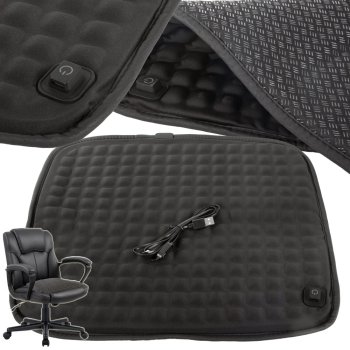 Electric pillow warming seat mat for car