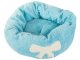 Soft plush pet bed for dogs and cats, round, 50cm