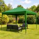 MultiGarden 3x3m Pop-Up Gazebo Canopy Tent for Garden and Patio, Green