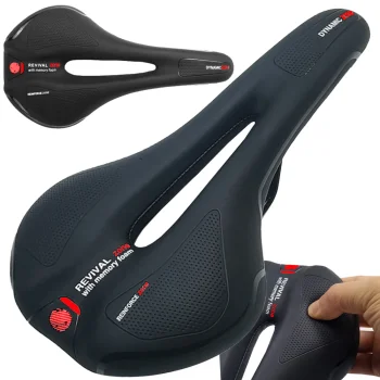 Sports Bicycle Saddle, Soft, 15x28 cm, Black