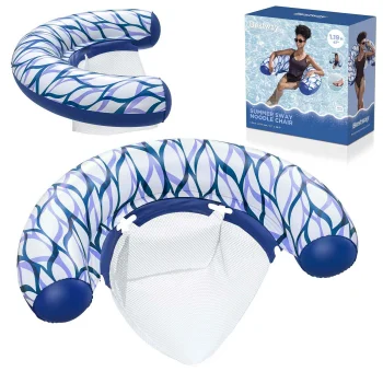 Bestway 43922 Inflatable Pool Lounge Chair Beach Mattress