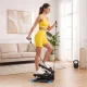 Dual-Function Twist and Step Stepper EvoStep X with Resistance Bands, Black/Blue
