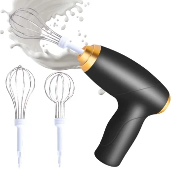 Electric Handheld Whisk and Kitchen Mixer with 2 Attachments, 23W