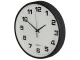 Large Silent Wall Clock 25 cm, Black