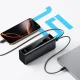 Cuktech PB200U Power Bank 20000mAh 210W 2x USB-C USB-A TFT Display Black