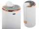 Electric Water Bottle Pump USB Rechargeable Folding Automatic Dispenser for 5 Gallon, White