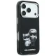 Karl Lagerfeld Smooth Karl & Choupette MagSafe Case for iPhone 18 Pro Max / 17 Pro Max - Black