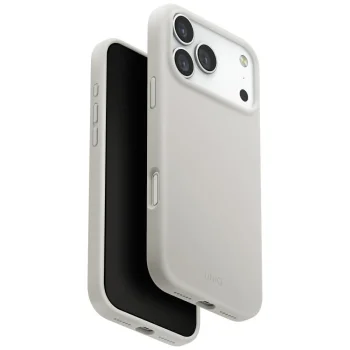 Uniq iPhone 17 Pro Max Case Lino Magclick Charging, Light Gray
