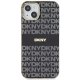 DKNY iPhone 15 / 14 / 13 Case IML Mono & Stripe MagSafe, Black