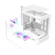 Darkflash DB330M Mini Tower Computer Case with 3 ARGB Fans, White