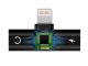 Lightning adapter splitter for iPad and iPhone 2-in-1, black
