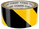 Yellow-Black Warning Adhesive Tape 49mm x 18m