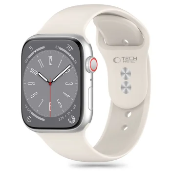 Tech-Protect Silicone Strap for Apple Watch 4/5/6/7/8/9/SE (38/40/41 mm) - Beige