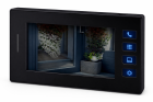 Wired Video Intercom System with LCD Monitor and Night Vision, black