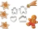 Christmas Gingerbread Cookie Cutters 15 pcs Silver