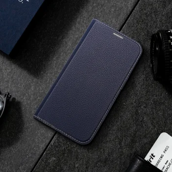 Dux Ducis Skin X2 Folio Case for iPhone 14 Pro Max, Blue