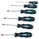 Makita E-10528 Screwdriver Set, 6 pcs