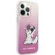 Karl Lagerfeld Choupette Fun Case for iPhone 14 Pro Max Pink