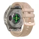 Tech-Protect silicone strap for Garmin Fenix 5S/5S Plus/6S/6S Pro/7S/8/9/9 Pro (43 mm), beige