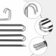 Space Saving Pants Hanger for 5 Pairs, Non-Slip Multi-Layer Closet Organizer
