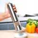 Electric Pepper and Salt Grinder INOX, 22 cm
