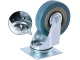 Swivel Furniture and Trolley Caster Wheel 75mm (3\") Blue
