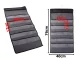 Double-Sided Hanging Underwear Organizer for Wardrobe, 24 Pockets