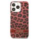 Guess Leopard Case for iPhone 13 / 13 Pro Red