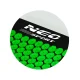 Neo-Sport NS-901 Black-Green Acupressure Mat with Spikes for Pain Relief and Relaxation