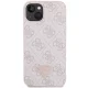 Guess iPhone 14 Pro Max Case Crossbody 4G Metal Logo, Pink