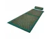 4Fizjo Acupressure Acupuncture Massage Mat Set with Pillow, 110x42 cm, Green/Gold