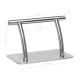 Hairdresser Footrest Gabbiano L005S Silver