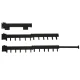 Folding Wall-Mounted Clothes Drying Rack, 90cm, Black