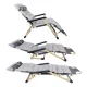 Zero Gravity Chair Carruzzo Outdoor Folding Lounge Recliner with Padded Cushion