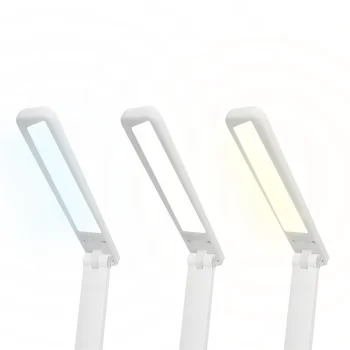 Ltc 3W LED Desk Lamp, 3000/4500/6000K, Adjustable, 1200mAh, White