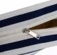 Malatec 21157 Beach and Picnic Bag, 22L, Navy Blue with White Stripes