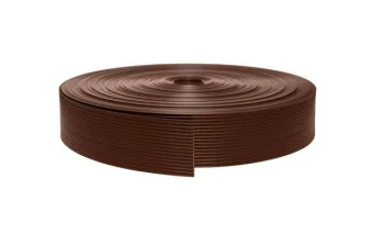 Fence Privacy Strip MIKKO 4.75 cm x 35 m (750 g/m2) RAL8017 Brown with 28 Clips